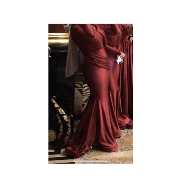 Jessica Angel 325 dress, size 10, burgundy - Picture 3 of 4